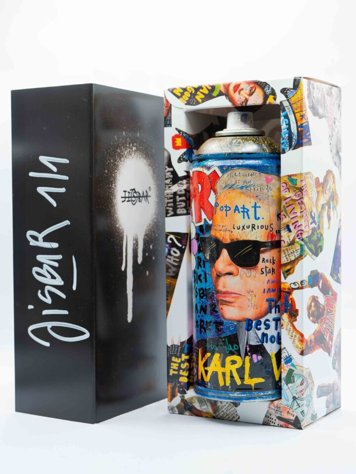 Hand Customized Spray - Lagerfeld x Caviar - 1/1